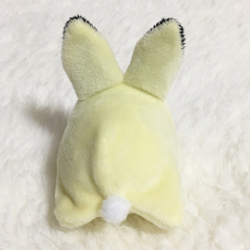 もちマスミニ着ぐるみ  うさぎ  クリームイエロー