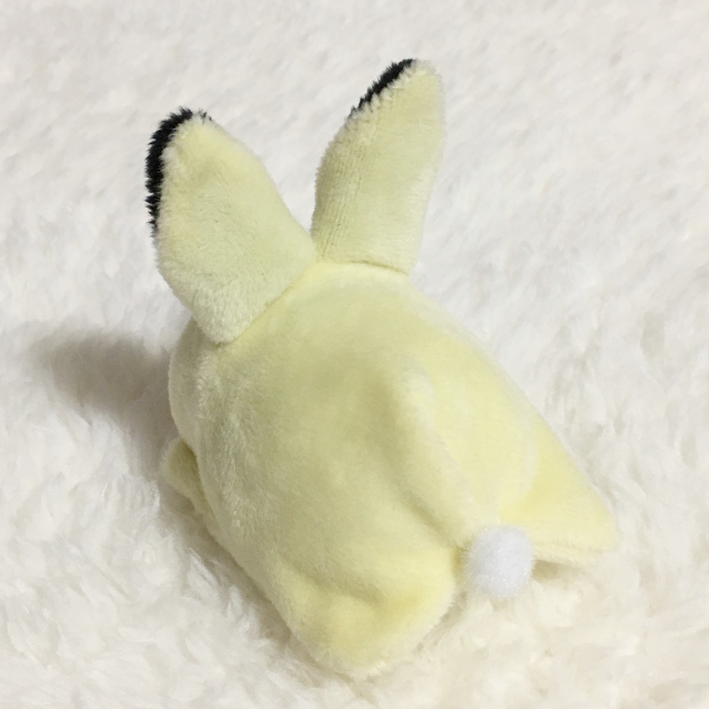 もちマスミニ着ぐるみ  うさぎ  クリームイエロー