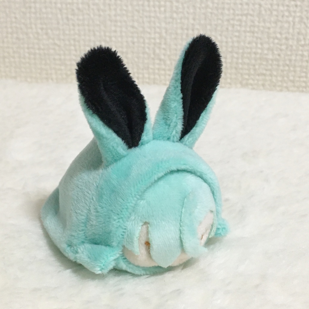 もちマスミニ着ぐるみ うさぎ ミントグリーン