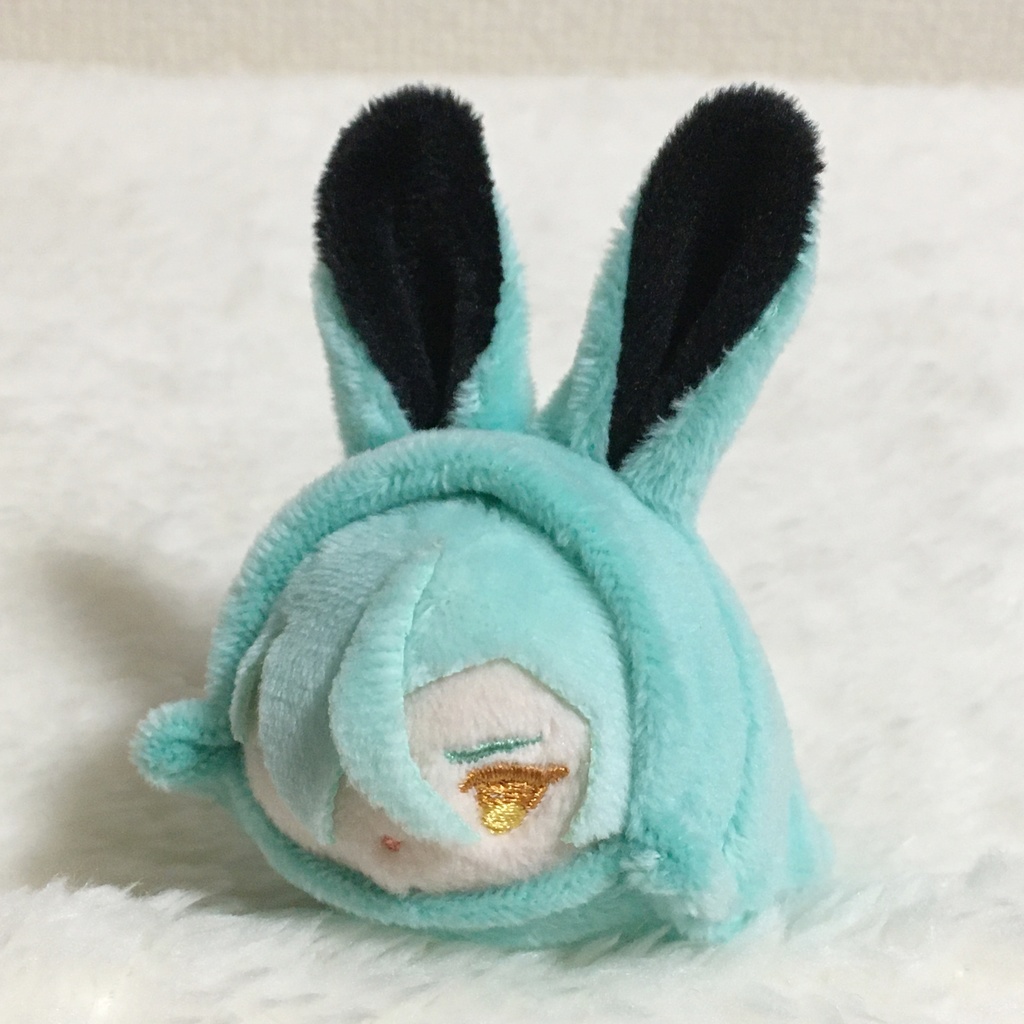もちマスミニ着ぐるみ うさぎ ミントグリーン