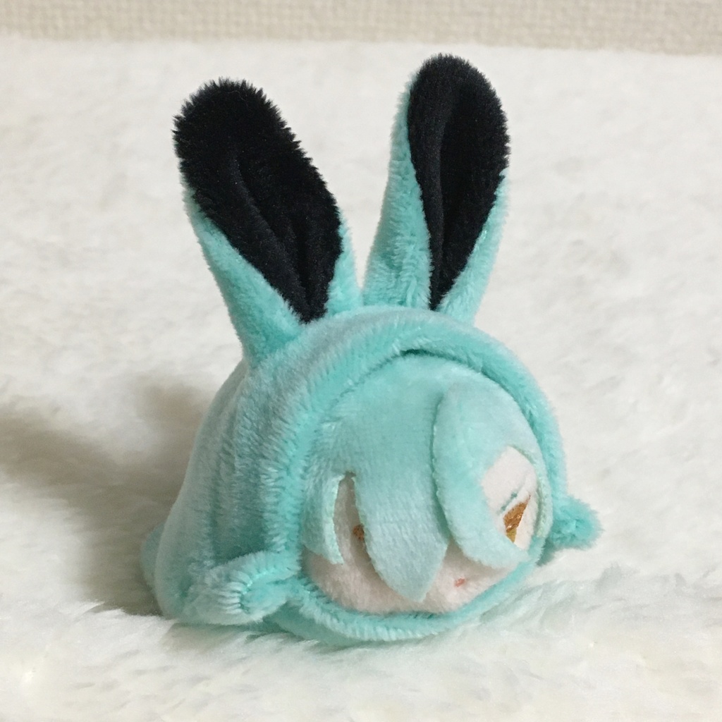 もちマスミニ着ぐるみ うさぎ ミントグリーン