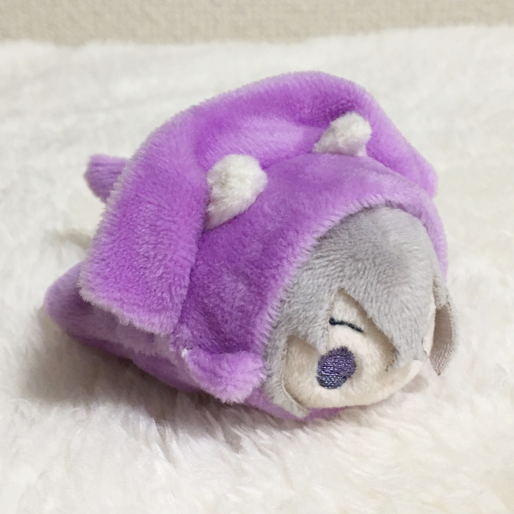 もちマスミニ着ぐるみ 恐竜 パープル