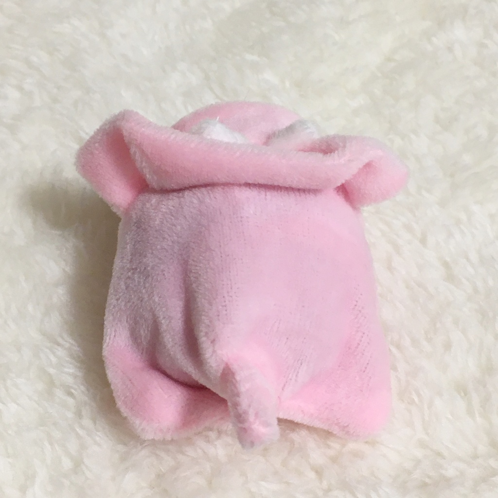 もちマスミニ着ぐるみ 恐竜 ベビーピンク