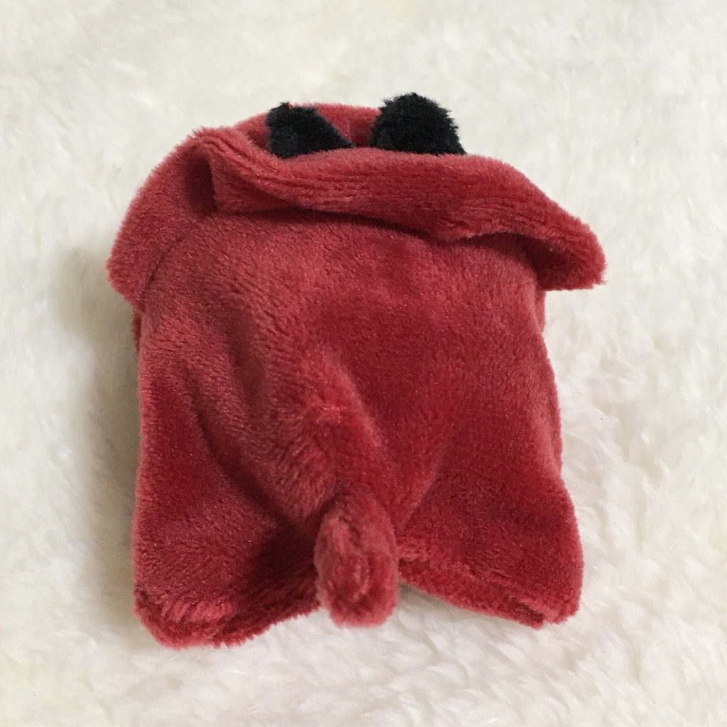 もちマスミニ着ぐるみ 恐竜 ワインレッド&ブラック