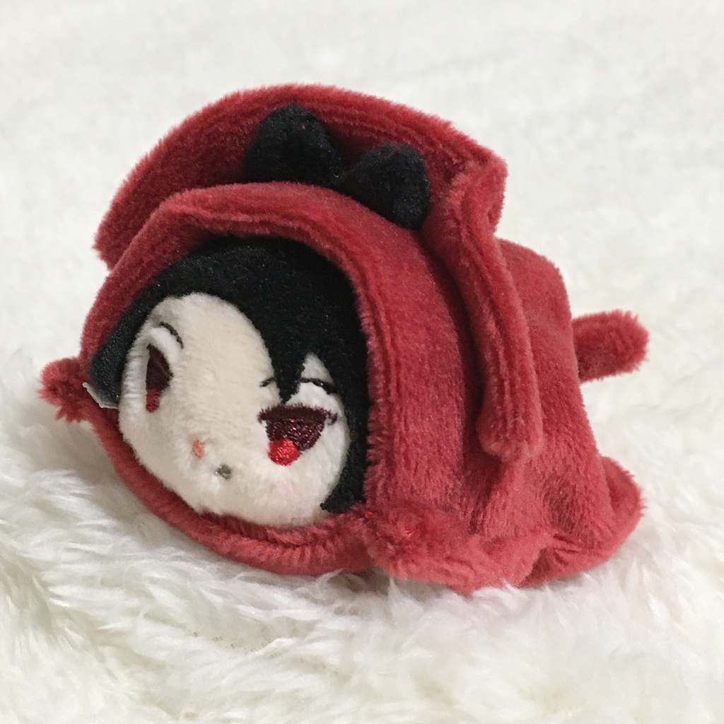 もちマスミニ着ぐるみ 恐竜 ワインレッド&ブラック