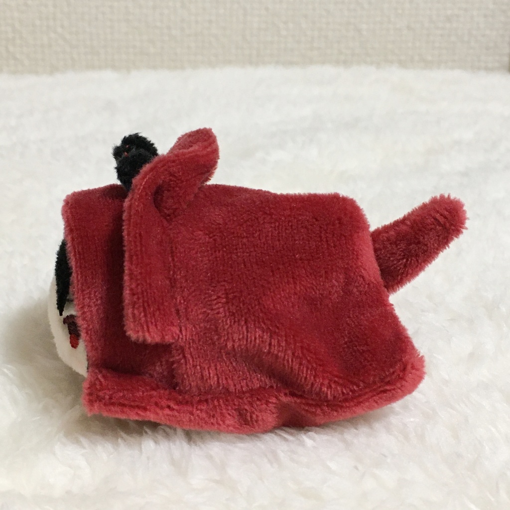 もちマスミニ着ぐるみ 恐竜 ワインレッド&ブラック