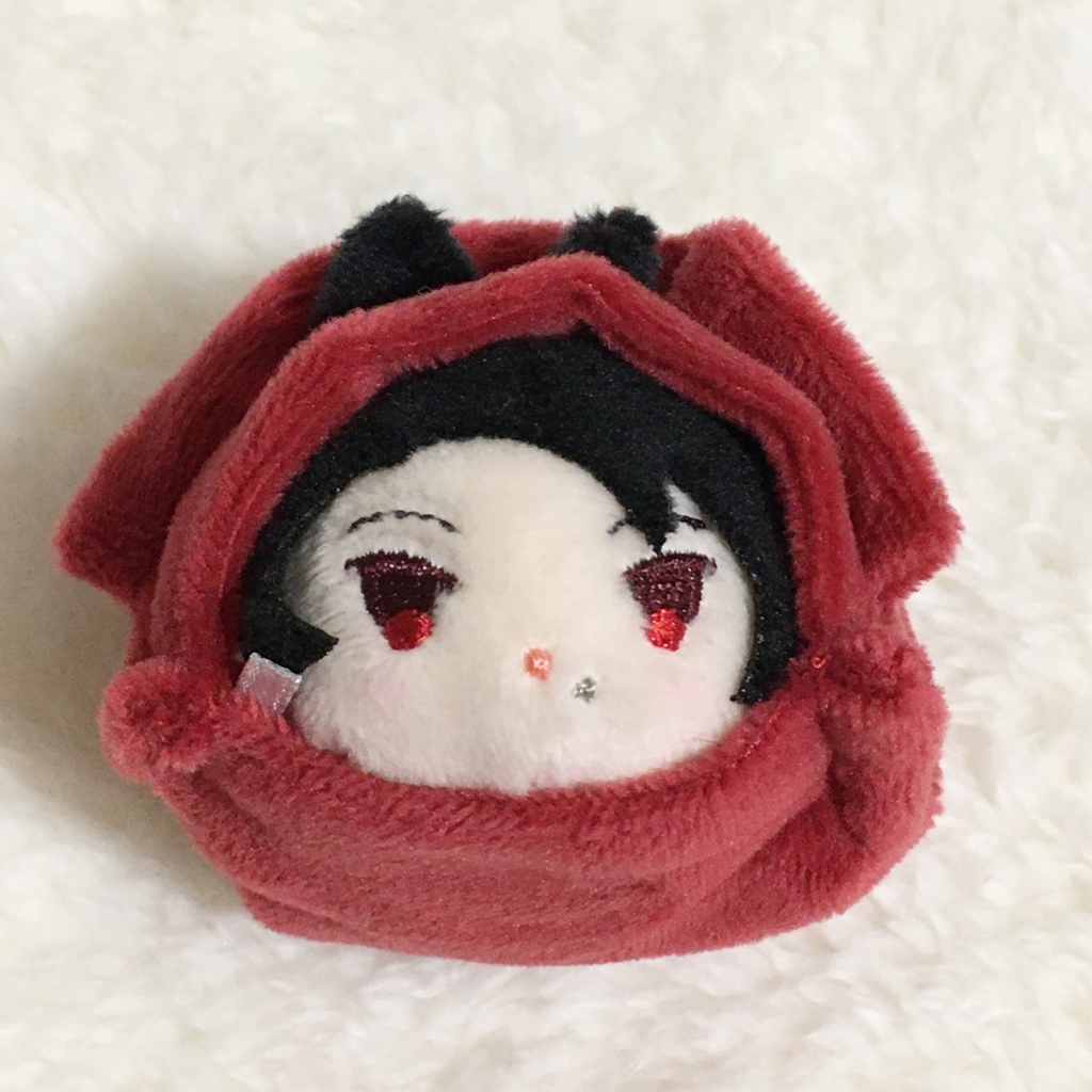 もちマスミニ着ぐるみ 恐竜 ワインレッド&ブラック