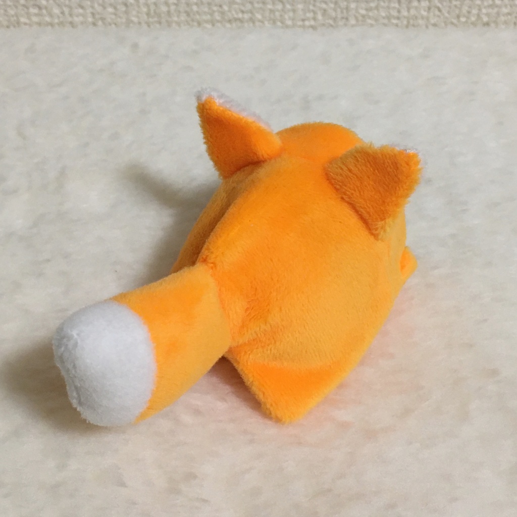 もちマスミニ着ぐるみ きつね オレンジ