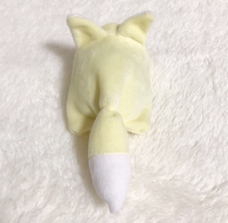 もちマス/もちころりん 着ぐるみ きつね クリームイエロー