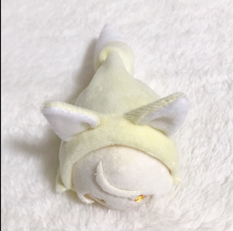 もちマス/もちころりん 着ぐるみ きつね クリームイエロー