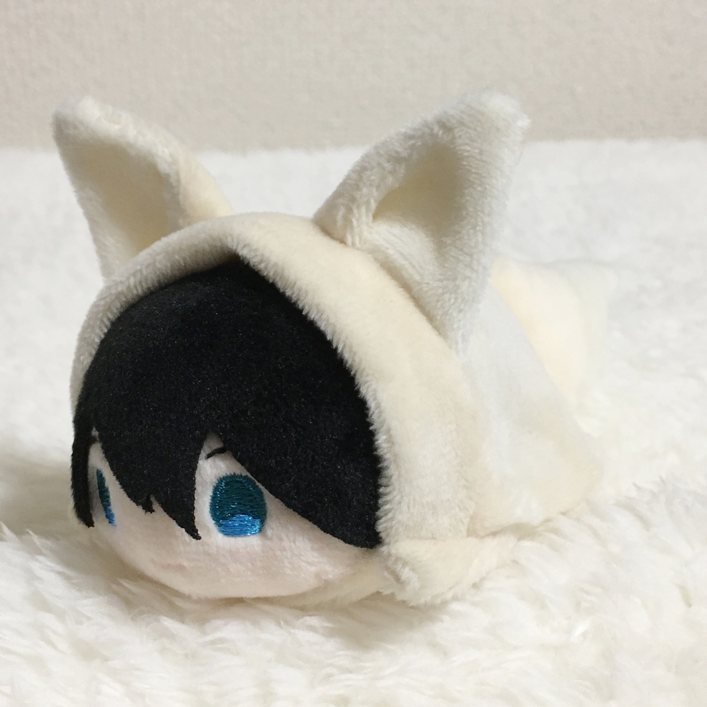 もちマス/もちころりん 着ぐるみ きつね アイボリー&ミルク