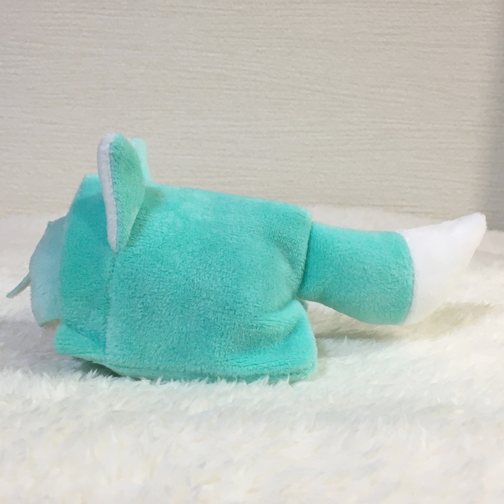 もちマス/もちころりん着ぐるみ きつね ミントグリーン