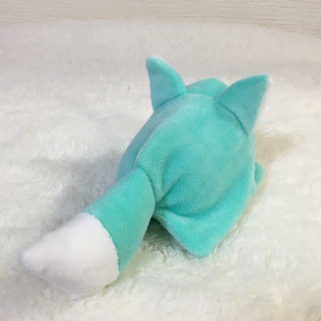 もちマス/もちころりん着ぐるみ きつね ミントグリーン