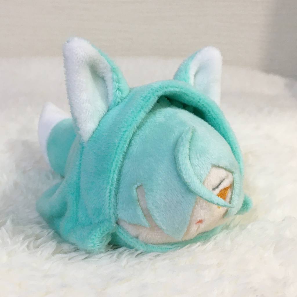 もちマス/もちころりん着ぐるみ きつね ミントグリーン