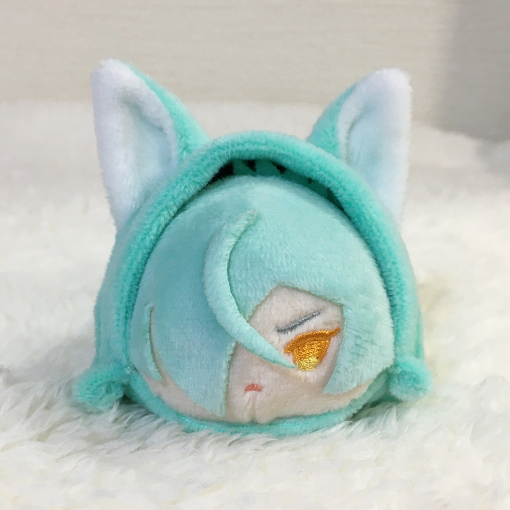 もちマス/もちころりん着ぐるみ きつね ミントグリーン