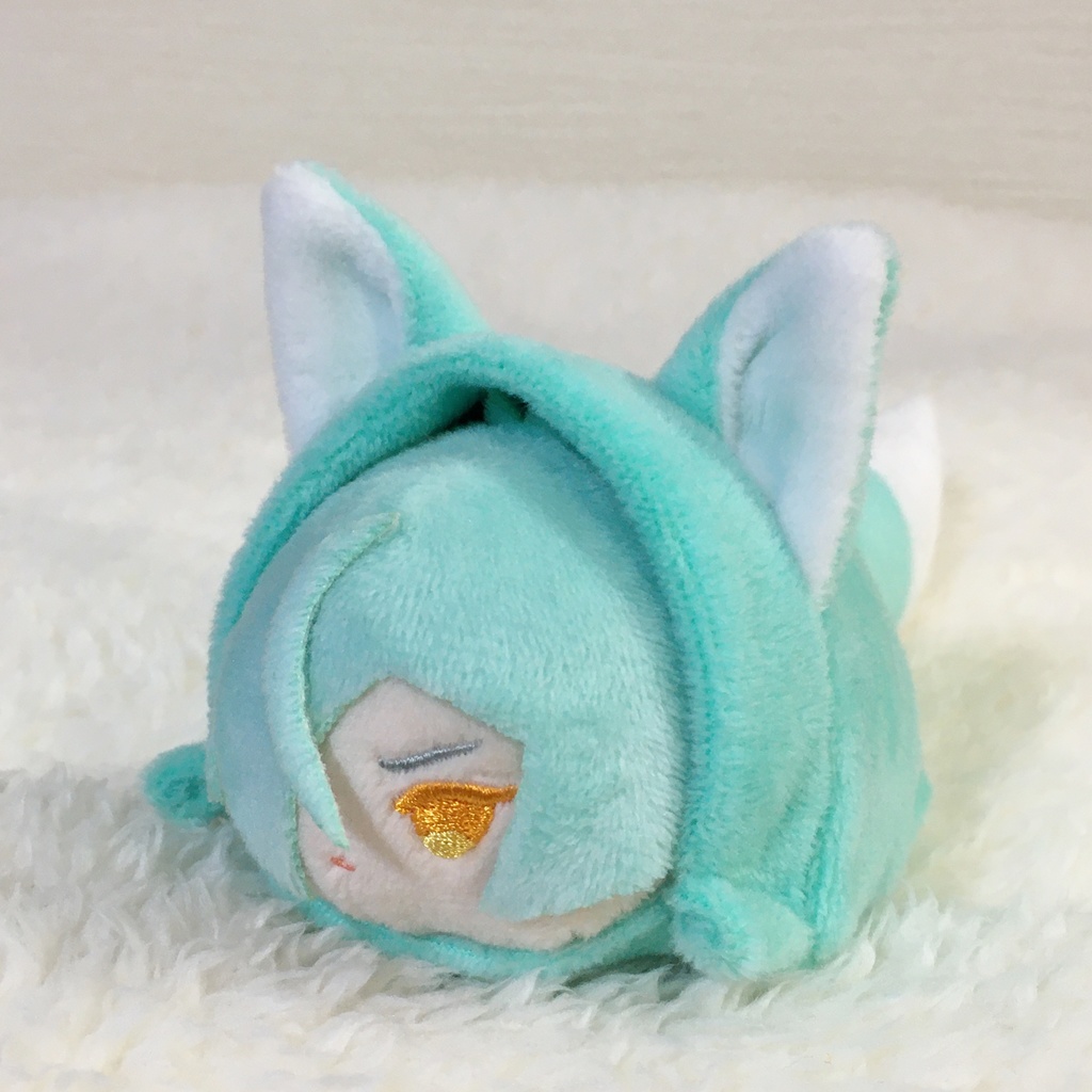 もちマス/もちころりん着ぐるみ きつね ミントグリーン