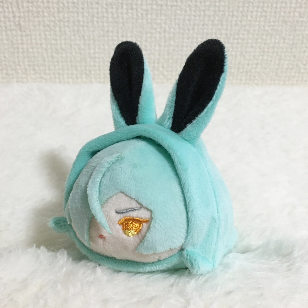 もちマス/もちころりん着ぐるみ うさぎ ミントグリーン&ブラック