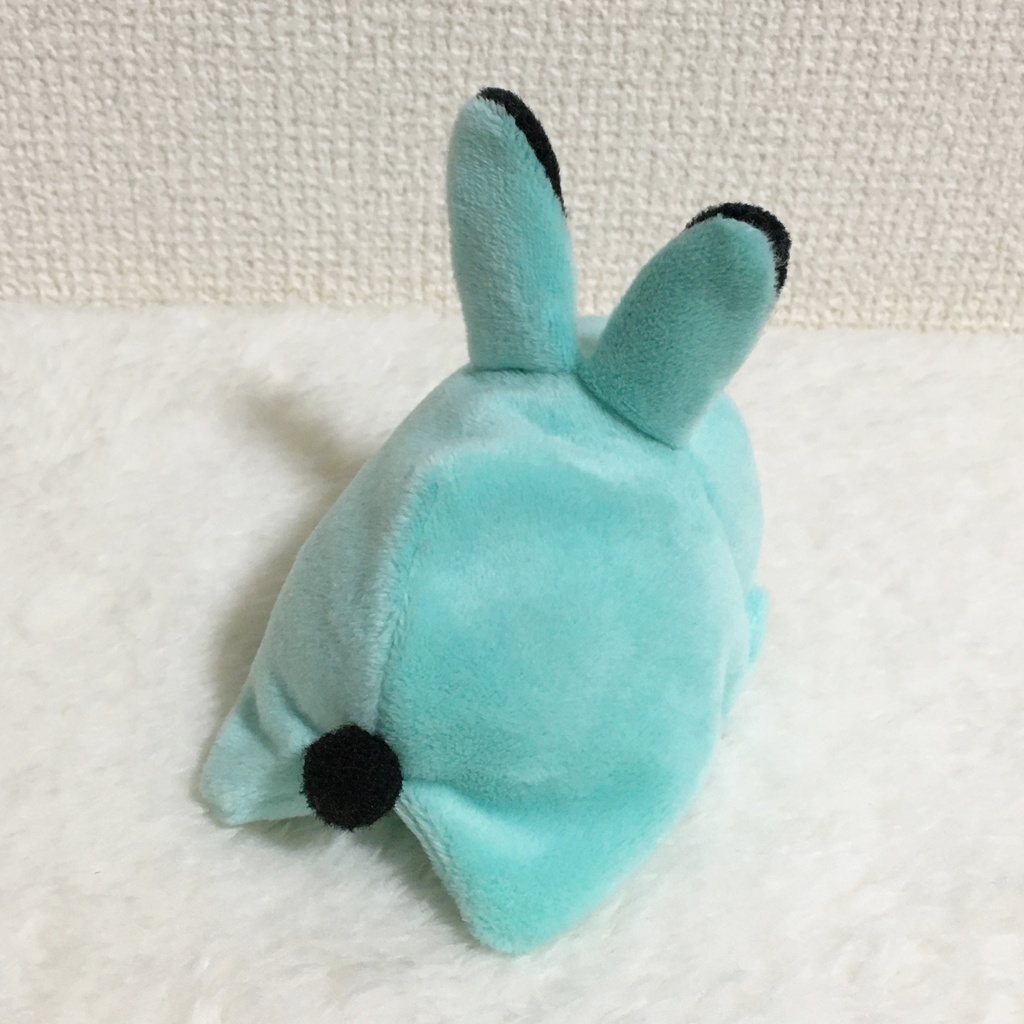 もちマス/もちころりん着ぐるみ うさぎ ミントグリーン&ブラック