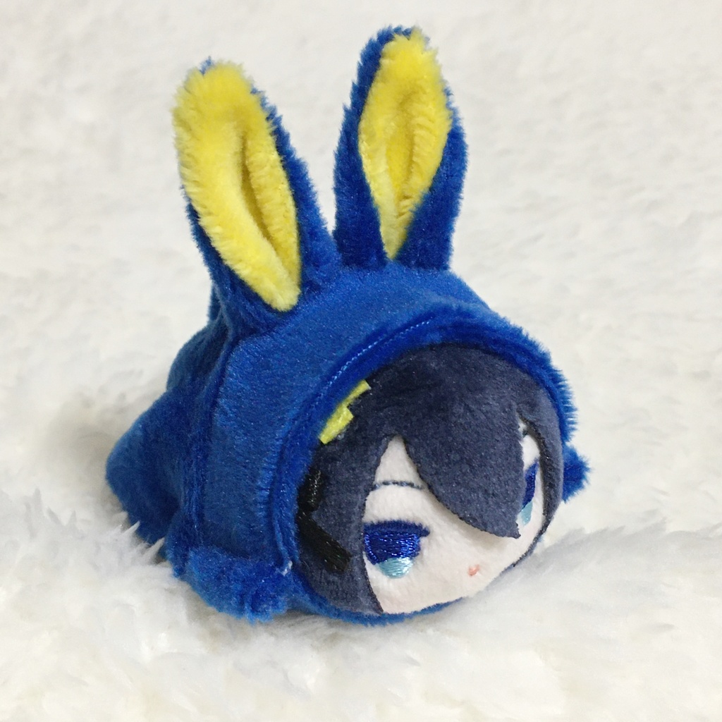 もちマスミニ着ぐるみ うさぎ ブルー&イエロー