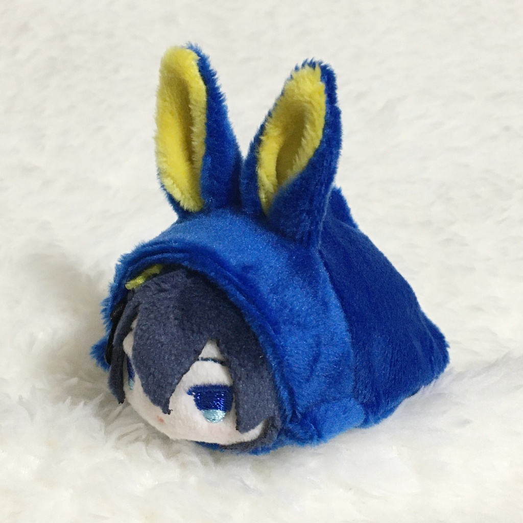 もちマスミニ着ぐるみ うさぎ ブルー&イエロー