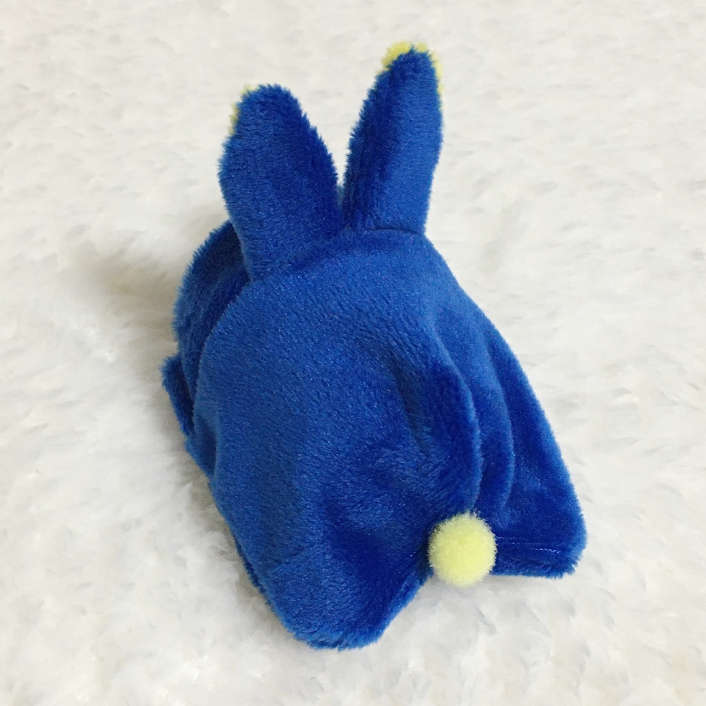 もちマスミニ着ぐるみ うさぎ ブルー&イエロー