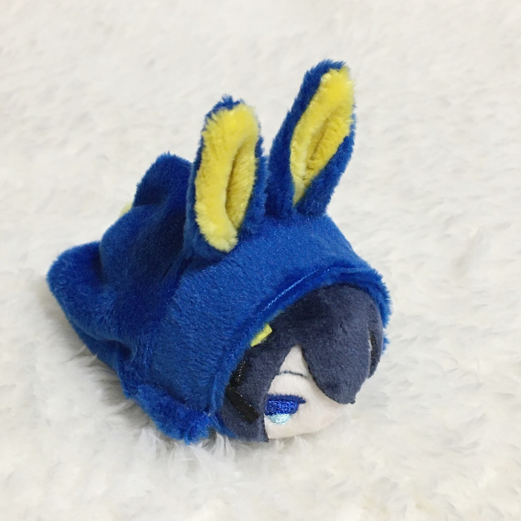 もちマスミニ着ぐるみ うさぎ ブルー&イエロー