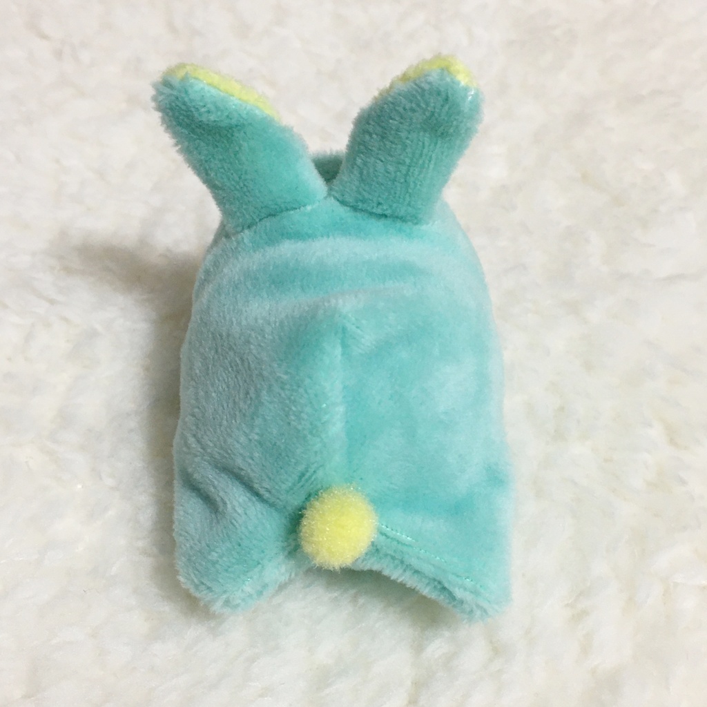 もちマスミニ着ぐるみ うさぎ ミントグリーン&レモンイエロー