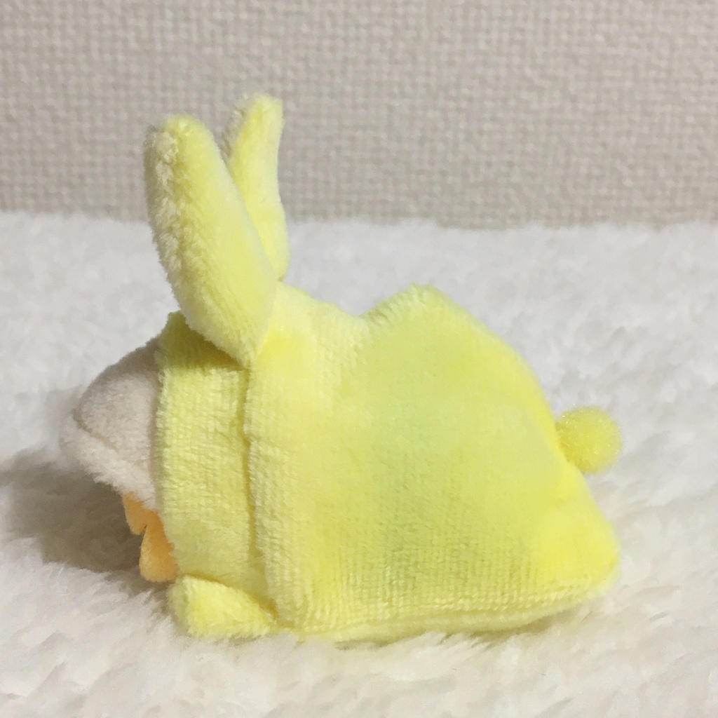 もちマスミニ着ぐるみ うさぎ レモンイエロー&クリームイエロー