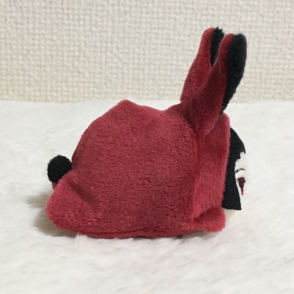 もちマスミニ着ぐるみ うさぎ ワインレッド&ブラック