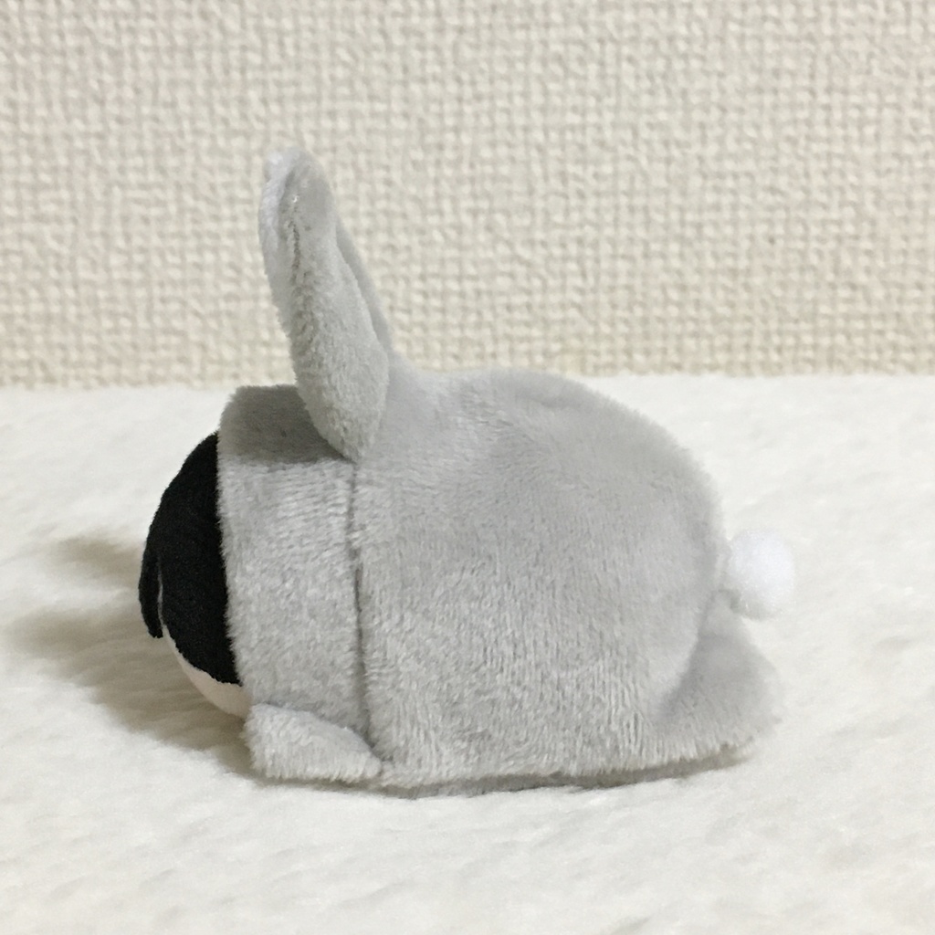 もちマスミニ着ぐるみ うさぎ ライトグレー