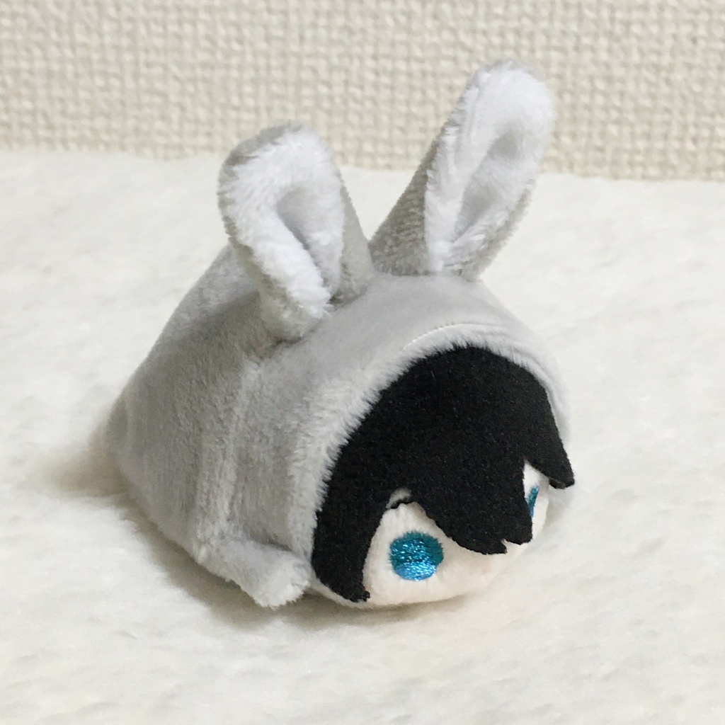 もちマスミニ着ぐるみ うさぎ ライトグレー