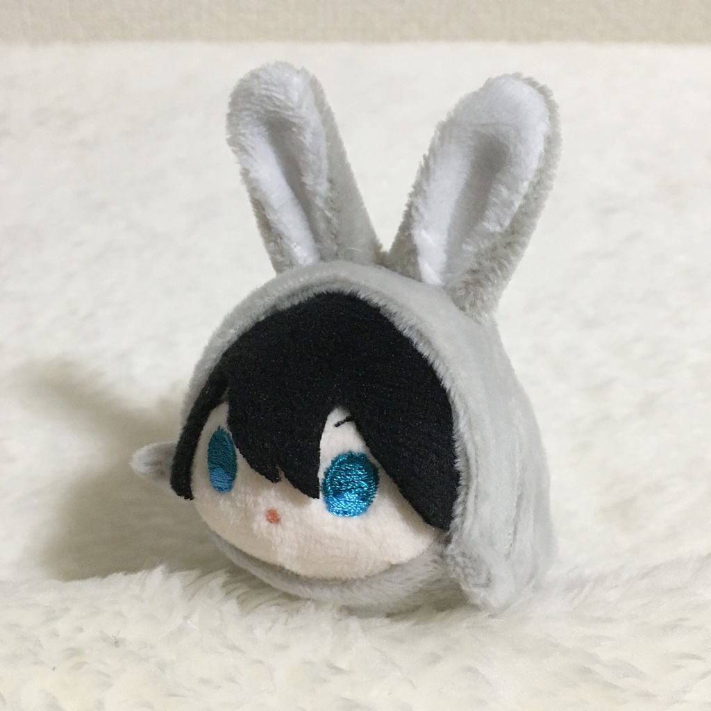 もちマスミニ着ぐるみ うさぎ ライトグレー