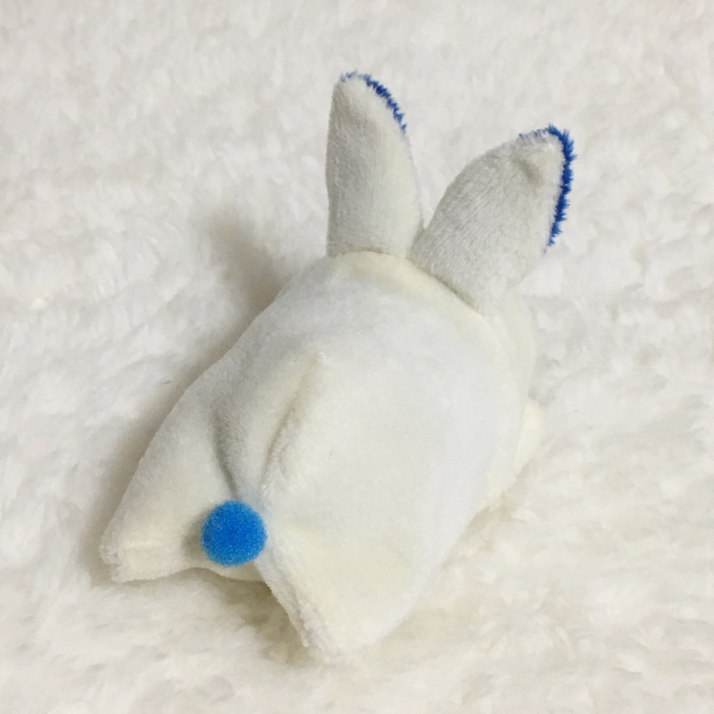 もちマスミニ着ぐるみ うさぎ ミルク&ブルー