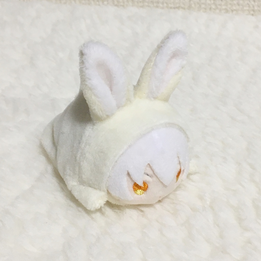 もちマスミニ着ぐるみ うさぎ ミルク&ホワイト
