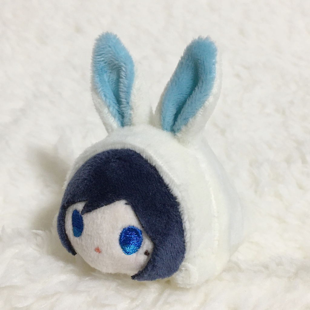 もちマスミニ着ぐるみ うさぎ ミルク&スカイブルー