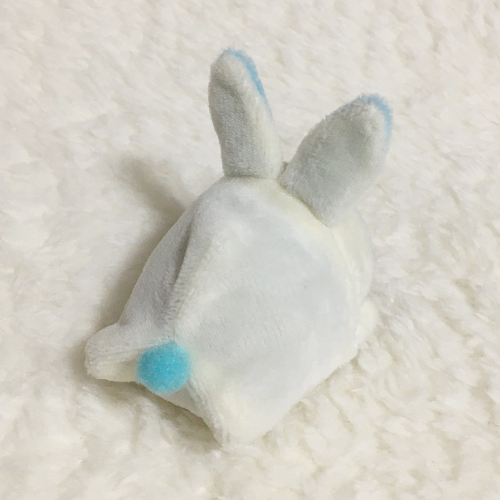 もちマスミニ着ぐるみ うさぎ ミルク&スカイブルー