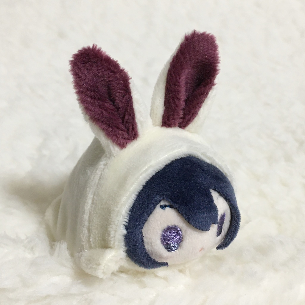 もちマスミニ着ぐるみ うさぎ ミルク&バーガンディー
