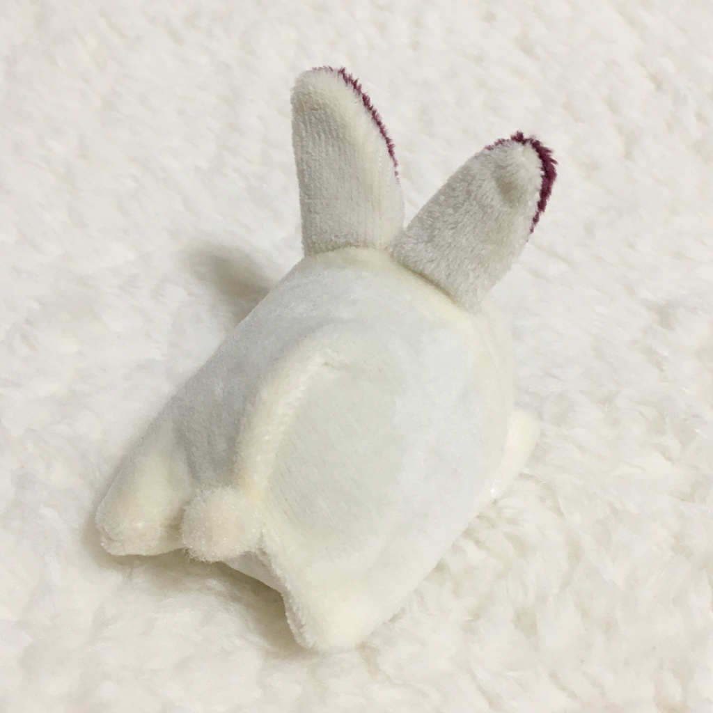 もちマスミニ着ぐるみ うさぎ ミルク&バーガンディー