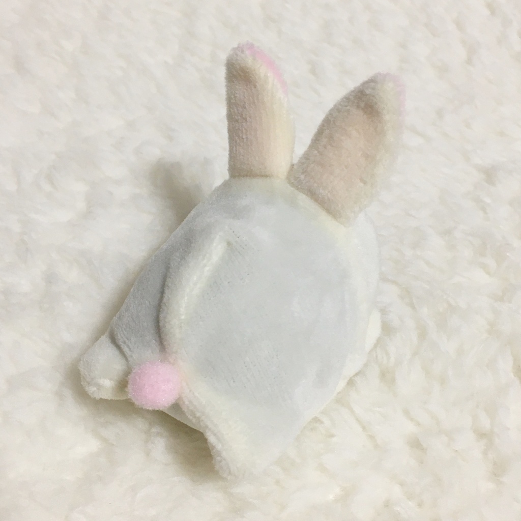 もちマスミニ着ぐるみ うさぎ ミルク&ベビーピンク