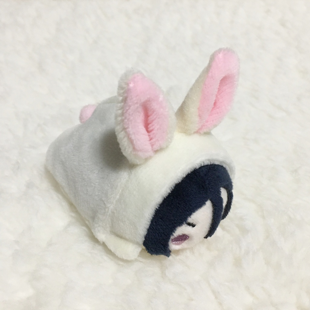 もちマスミニ着ぐるみ うさぎ ミルク&ベビーピンク