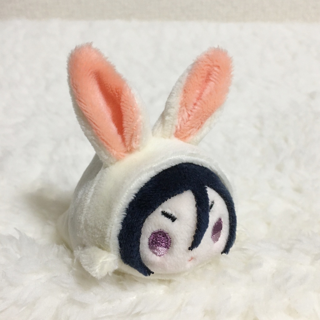 もちマスミニ着ぐるみ うさぎ ミルク&サーモンピンク