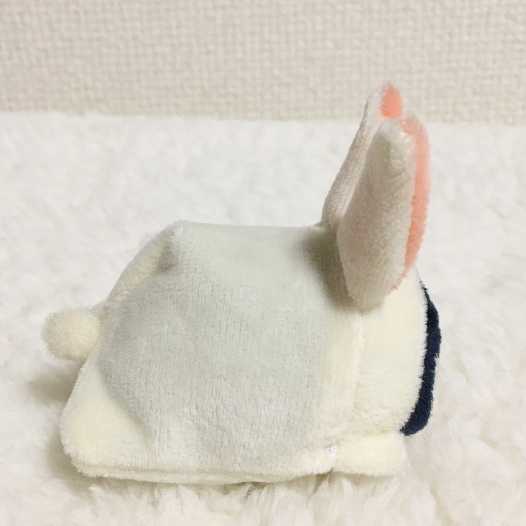 もちマスミニ着ぐるみ うさぎ ミルク&サーモンピンク