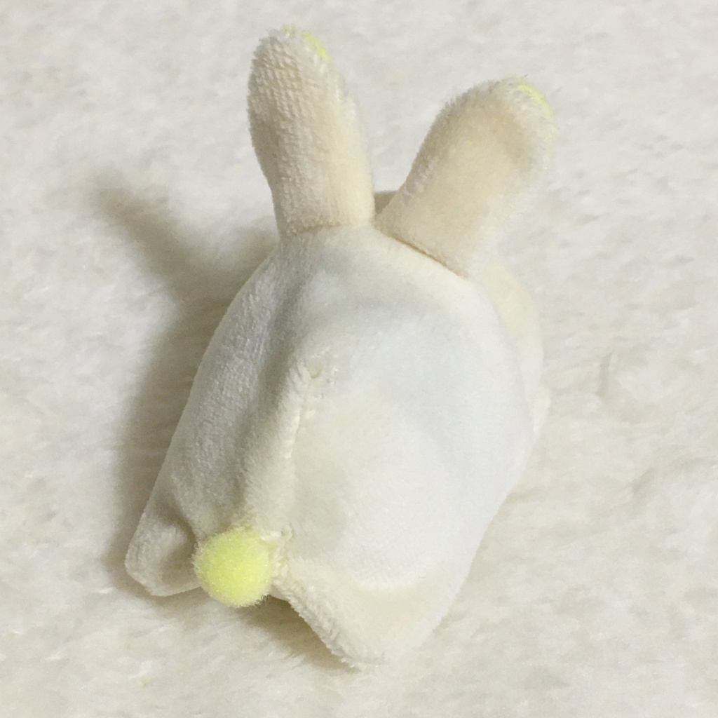 もちマスミニ着ぐるみ うさぎ ミルク&レモンイエロー