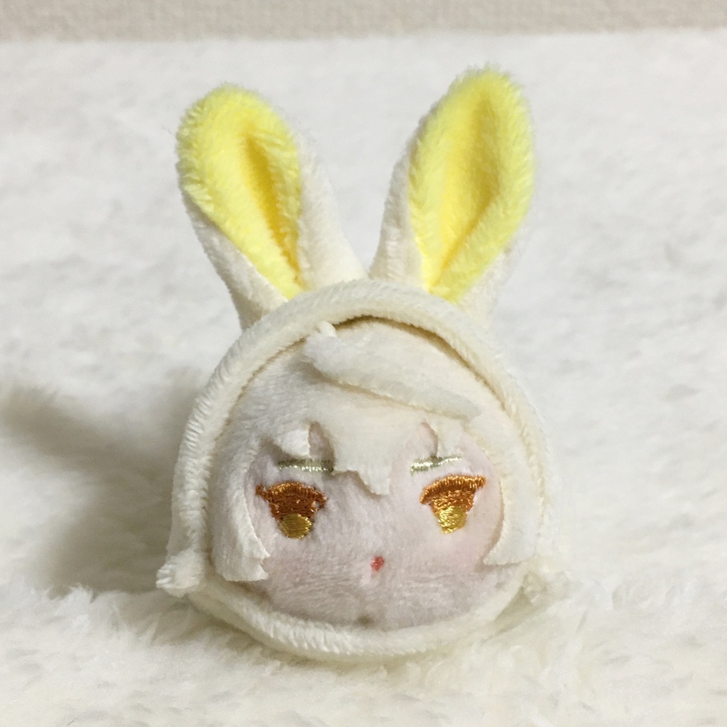 もちマスミニ着ぐるみ うさぎ ミルク&レモンイエロー