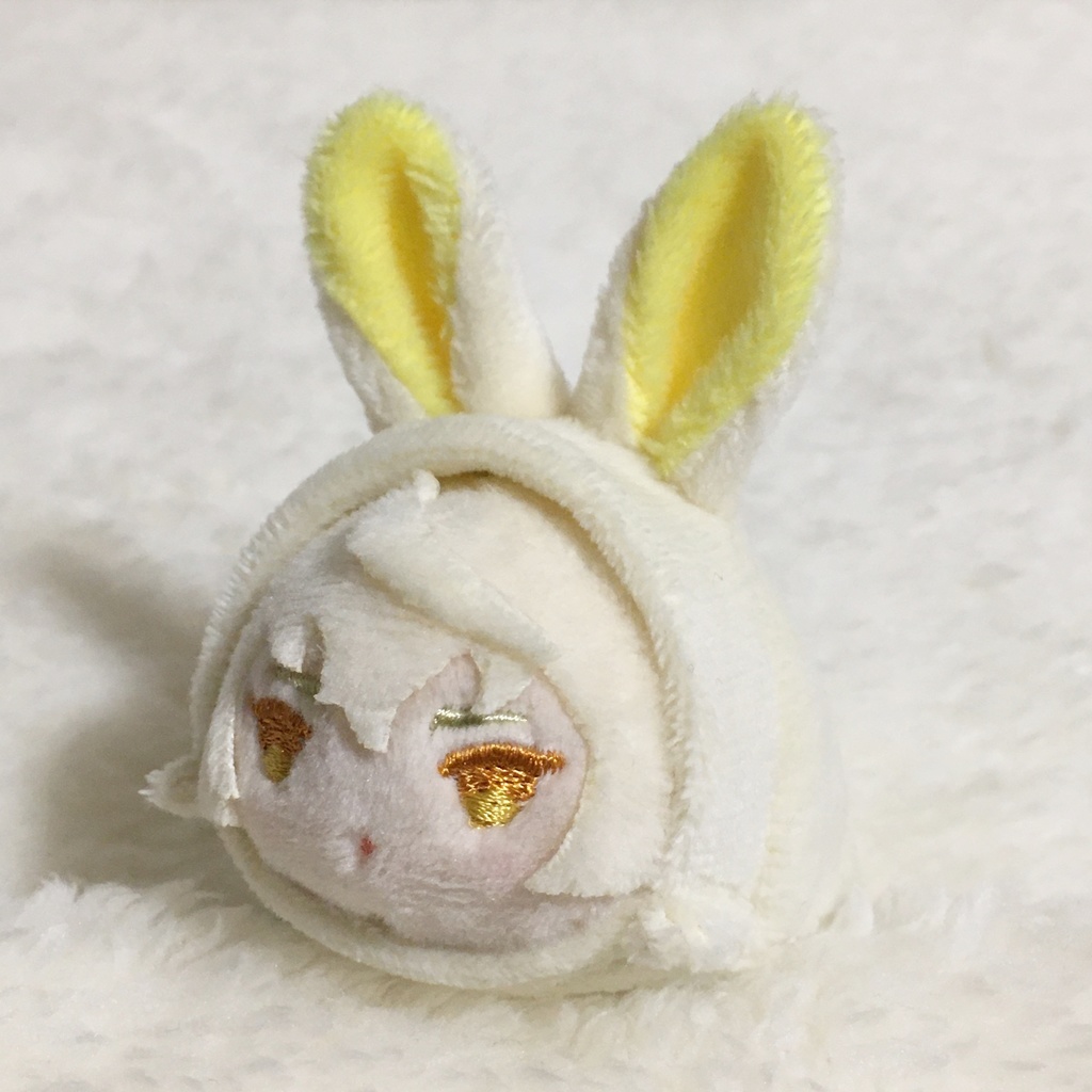 もちマスミニ着ぐるみ うさぎ ミルク&レモンイエロー