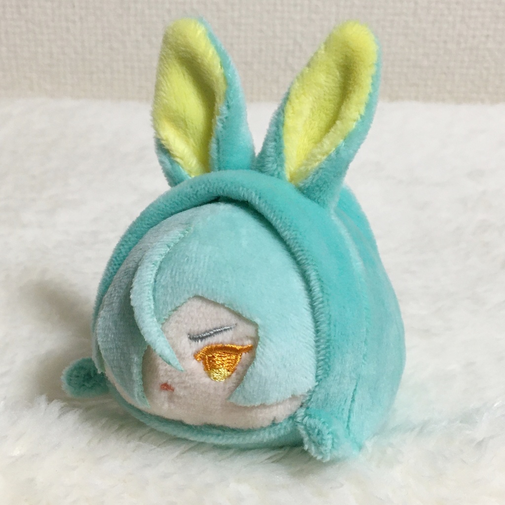 もちマス/もちころりん着ぐるみ うさぎ ミントグリーン&レモンイエロー