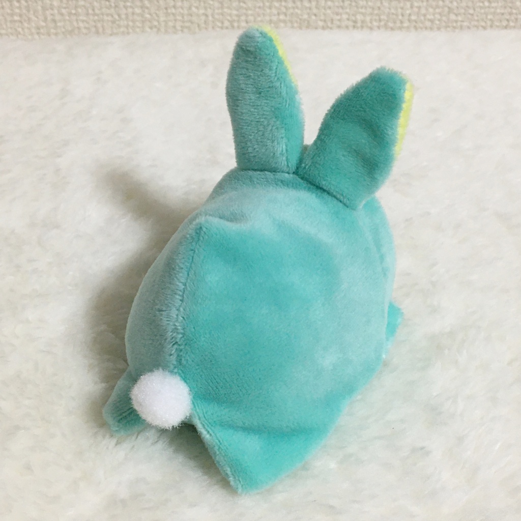 もちマス/もちころりん着ぐるみ うさぎ ミントグリーン&レモンイエロー