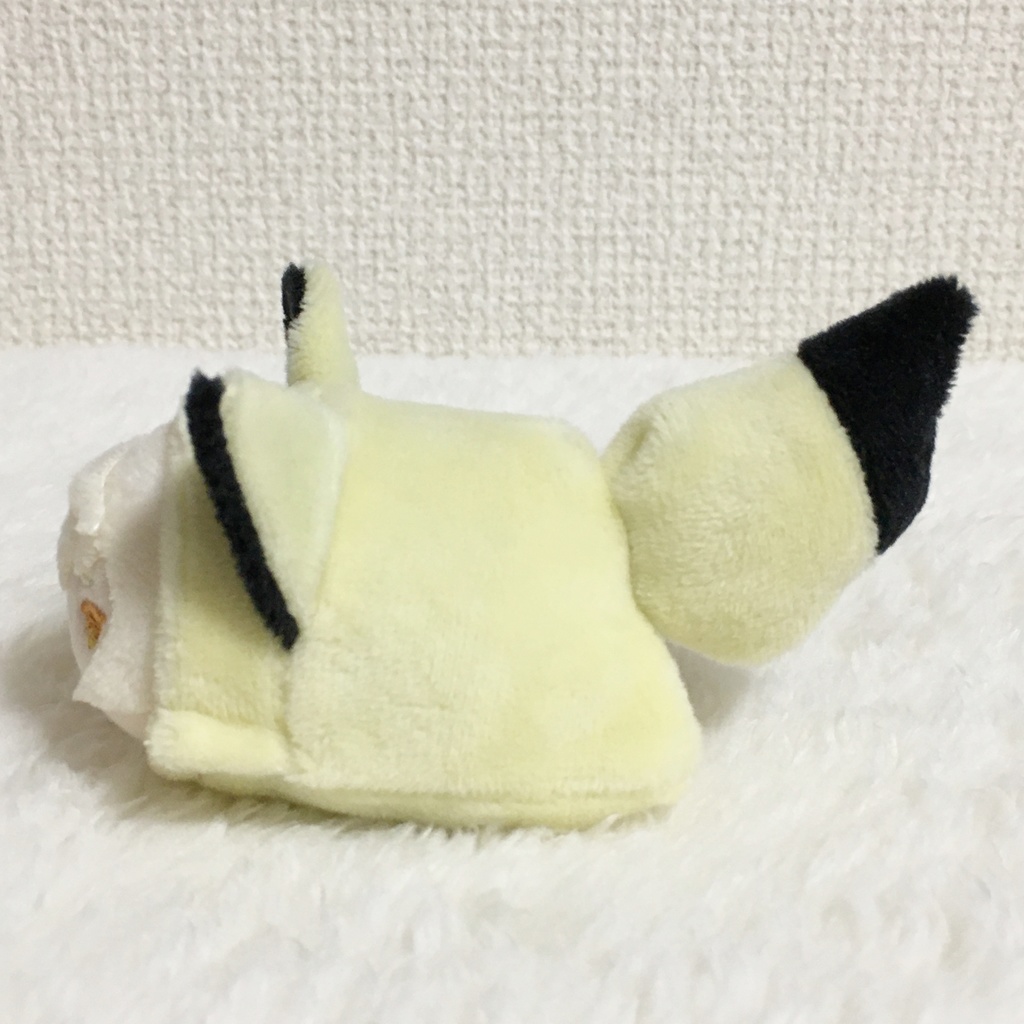 もちマスミニ着ぐるみ きつね クリームイエロー&ブラック