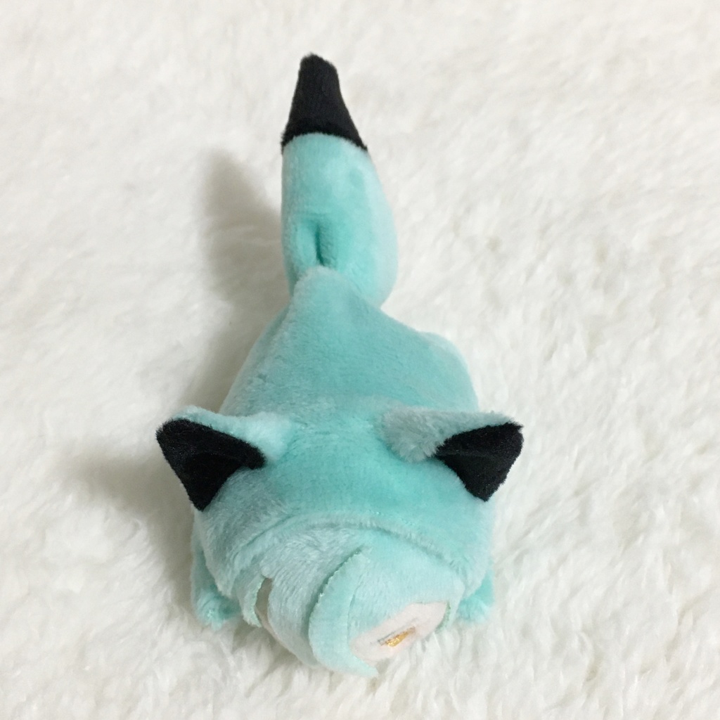 もちマスミニ着ぐるみ きつね ミントグリーン&ブラック