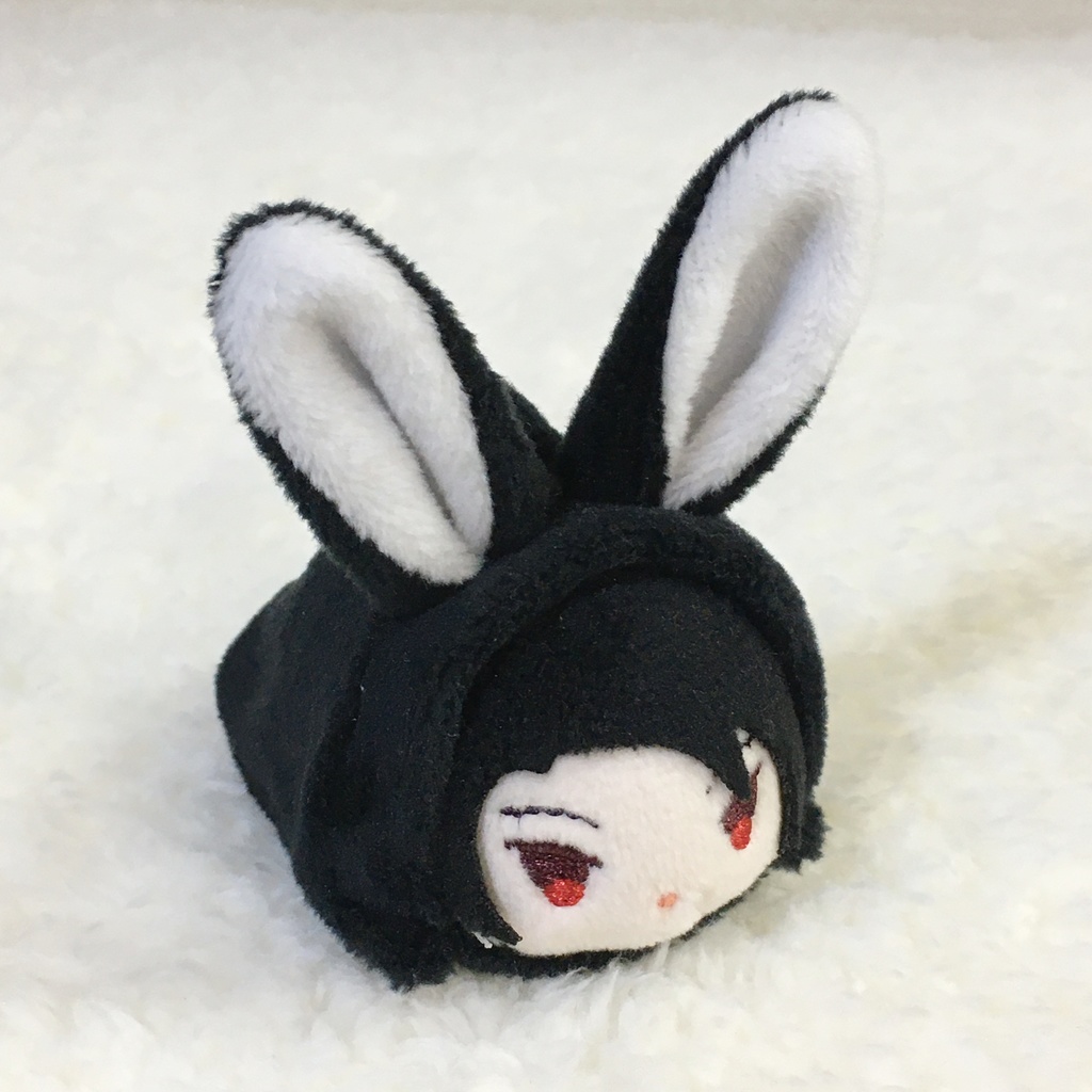 もちマスミニ着ぐるみ うさぎ ブラック